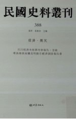 民国史料丛刊 388 经济·概况