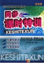 同步课时特训 历史与社会·思想品德 九年级 全1册