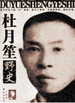 中国黑社会老大 杜月笙野史