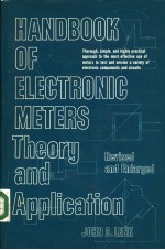 HANDBOOK OF ELECTRONIC METERS THEORY AND APPLICATION