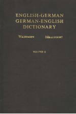 ENGLISH-GERMAN GERMAN-ENGLISH DICTIONARY IN TWO VOLUMES