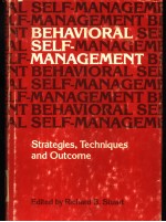 BEHAVIORAL SELF-MANAGEMENT：STRATEGIES TECHNIQUES AND OUTCOMES