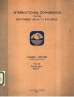 INTERNATIONAL COMMISSION FOR THE NORTHWEST ATLANTIC FISHERIES VOL.27 1976/77