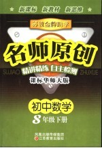 苏教金牌助学·名师原创 课标华师大版 初中数学 八年级 下