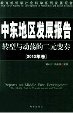 中东地区发展报告  2013年卷  转型与动荡的二元变奏