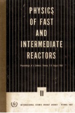 PHYSICS OF FAST AND INTERMEDIATE REACTORS II