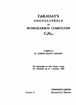 FARADAY ENCYCLOPEDIA HYDROCARBON COMPOUNDS C14H6-18 VOLUME 13