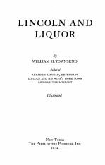 LINCOLN AND LIQUOR