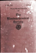 TRANSACTIONS OF THE ELECTROCHEMICAL SOCIETY VOLUME 81