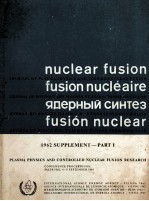 NUCLEAR FUSION FUSION NUCLEAIRE FUSION NUCLEAR 1962 SUPPLEMENT PART I