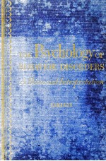 THE PSYCHOLOGY OF BEHAVIOR DISORDERS A BIOSOCIAL INTERPRETATION