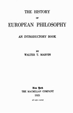 the history of european philosophy