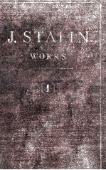 J.V.STALIN WORKS VOLUME 1 1901-1907