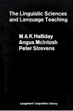 THE LINGUISTIC SCIENCES AND LANGUAGE TEACHING