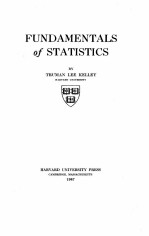 FUNDAMENTALS OF STATISTICS