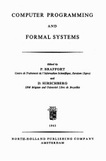 COMPUTER PROGRAMMING AND FORMAL SYSTEMS