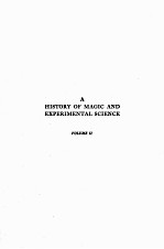 A HISTORY OF MAGIC AND EXPERIMENTAL SCIENCE VOLUME II