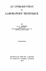 AN INTRODUCTION TO LABORATORY TECHNIQUE SECOND EDITION