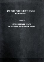 ENCYCLOPAEDIC DICTIONARY OF PHYSICS VOLUME 4