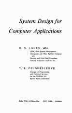 SYSTEM DESIGN FOR COMPUTER APPLICATIONS