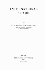 INTERNATIONAL TRADE