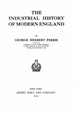 THE INDUSTRIAL HISTORY OF MODERN ENGLAND