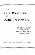 THE GOVERNMENTS OF FOREIGN POWERS