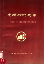 成功后的思索：河南省第三产业普查业务技术工作总结汇编