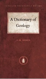 A DICTIONARY OF GEOLOGY