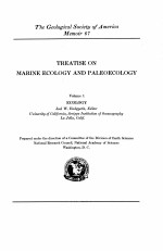 TREATISE ON MARINE ECOLOGY AND PALEOECOLOGY VOLUME I