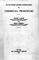 an advanced course of instruction in chemical principles