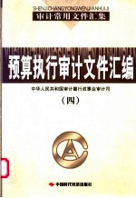 预算执行审计文件汇编 （4）