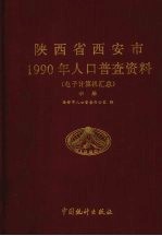 陕西省西安市1990年人口普查资料 电子计算机汇总 中