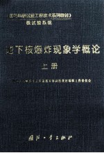 地下核爆炸现象学概论 上册