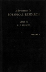 ADVANCES IN BOTANICAL RESEARCH VOLUME I