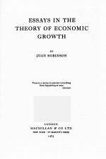 ESSAYS IN THE THEORY OF ECONOMIC GROWTH