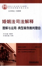 婚姻法司法解释理解与运用·典型案例裁判理由