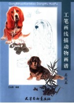 工笔画线描动物画谱 名犬篇