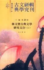 古典文学研究辑刊 八编 第23册 林文宝古典文学研究文存 上