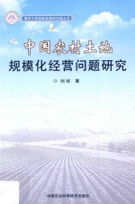 中国农村土地规模化经营问题研究