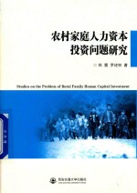 农村家庭人力资本投资问题研究