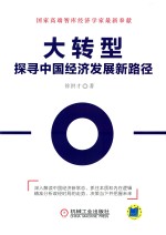 大转型  探寻中国经济发展新路径