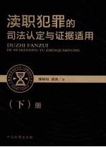 渎职犯罪的司法认定与证据适用 下