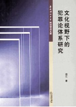 文化视野下的犯罪论体系研究