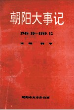 朝阳大事记 1949.10-1989.12