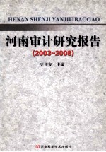 河南审计研究报告 2003-2008