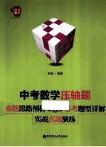 中考数学压轴题 命题思路剖析 必考题型详解 实战真题演练