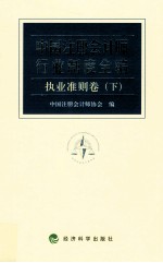 中国注册会计师行业制度全编 执业准则卷 下