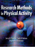 RESEARCH METHODS IN PHYSICAL ACTIVITY Fifth Edition