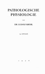 PATHOLOGISCHE PHYSIOLOGIE